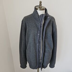 GAP Charcoal Fleece Jacket